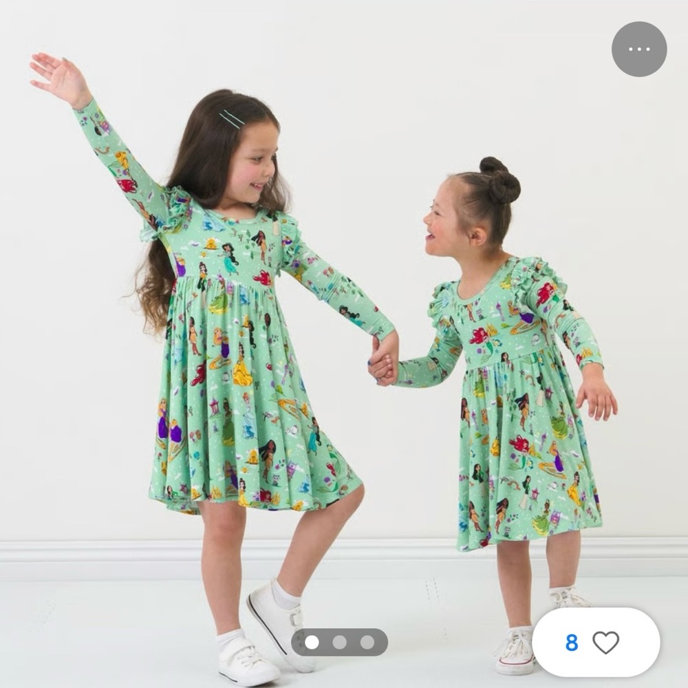 Disney Princess Dress Flutter Twirl Dress - Little Sleepies - 4T